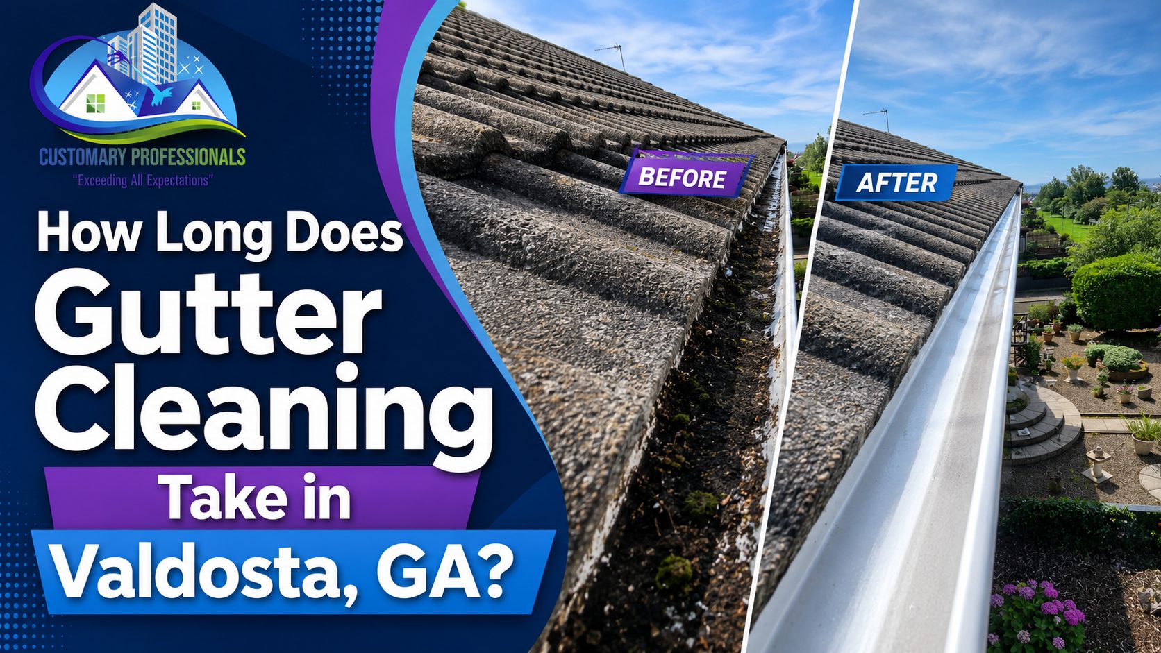 How Long Does Gutter Cleaning Take in Valdosta, GA